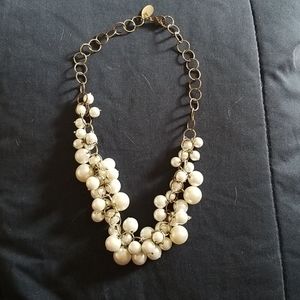 White bauble necklace